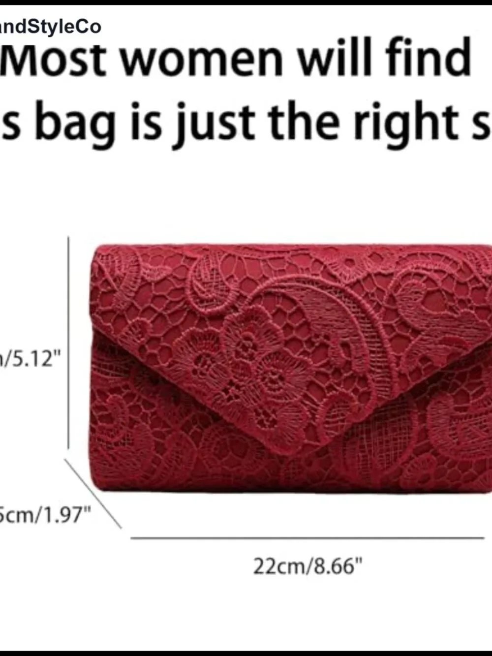 Lace Embroidered Clutch Evening Bag Envelope Satin Purse